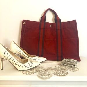 Authentic HERMES Herline MM Tote Bag